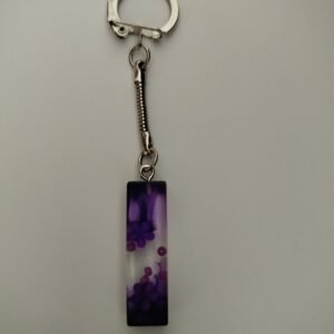 Porte-clés "Lettre I" - Violet