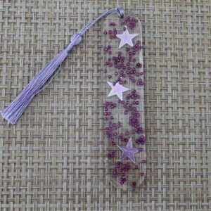 Marque-page Etoile - Mauve