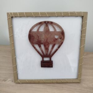 Lampe veilleuse déco Montgolfière Brun -or