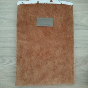 Etui à Livre - Velours rouille